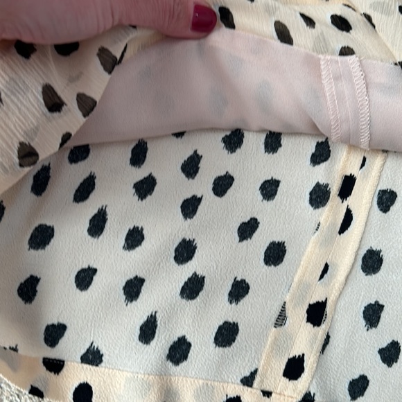 NWT Kate Spade Leopard Dot Layered Tank, XS - Picture 7 of 11